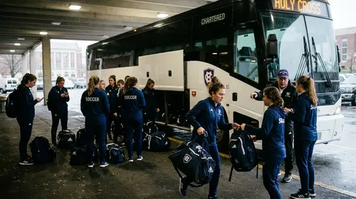 Authentic editorial documentary photograph: Women’s Soccer Heads to Holy Cross on Friday
