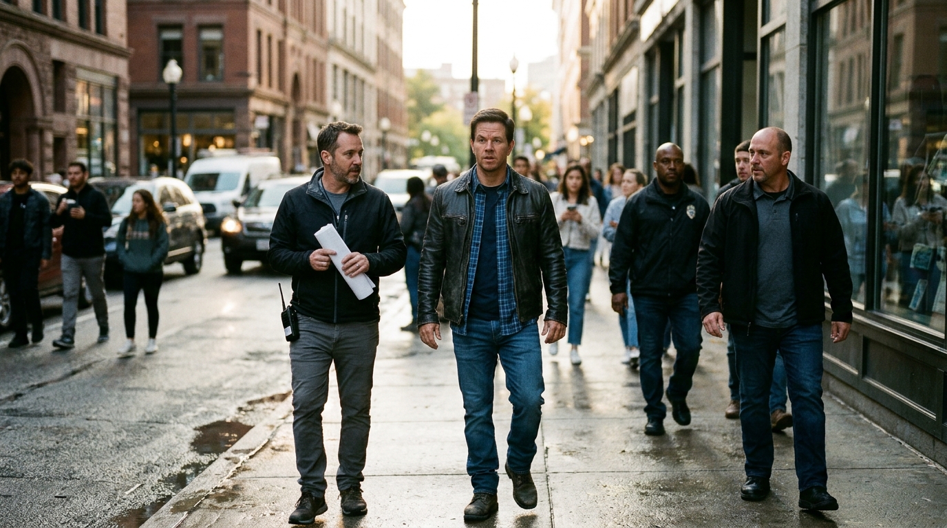 Authentic editorial documentary photograph: Mark Wahlberg's New FBI Crime Thriller Officially Releases On Digital This Week