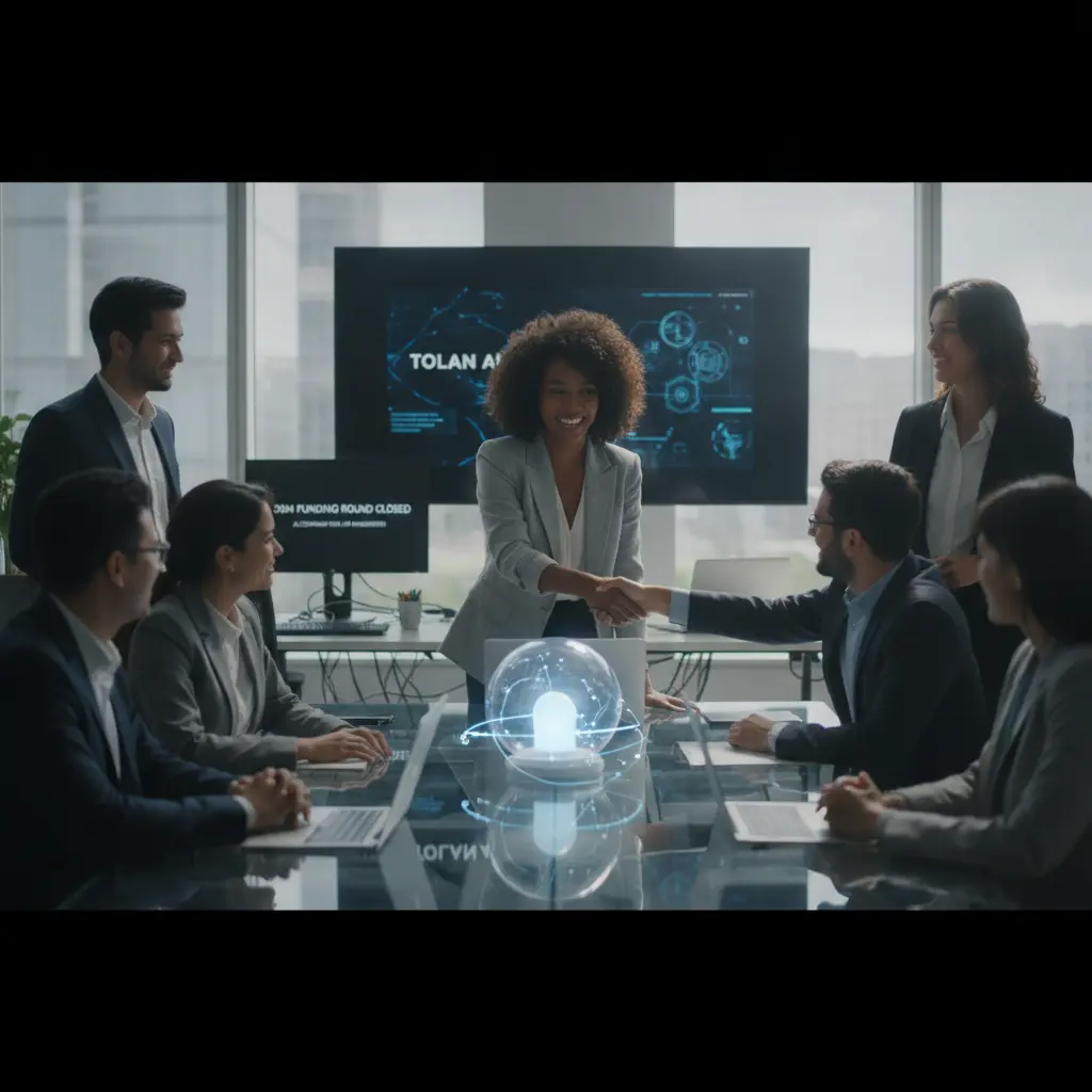AI-generated editorial photograph: Tolan snags $30M for its AI companion that helps users navigate life