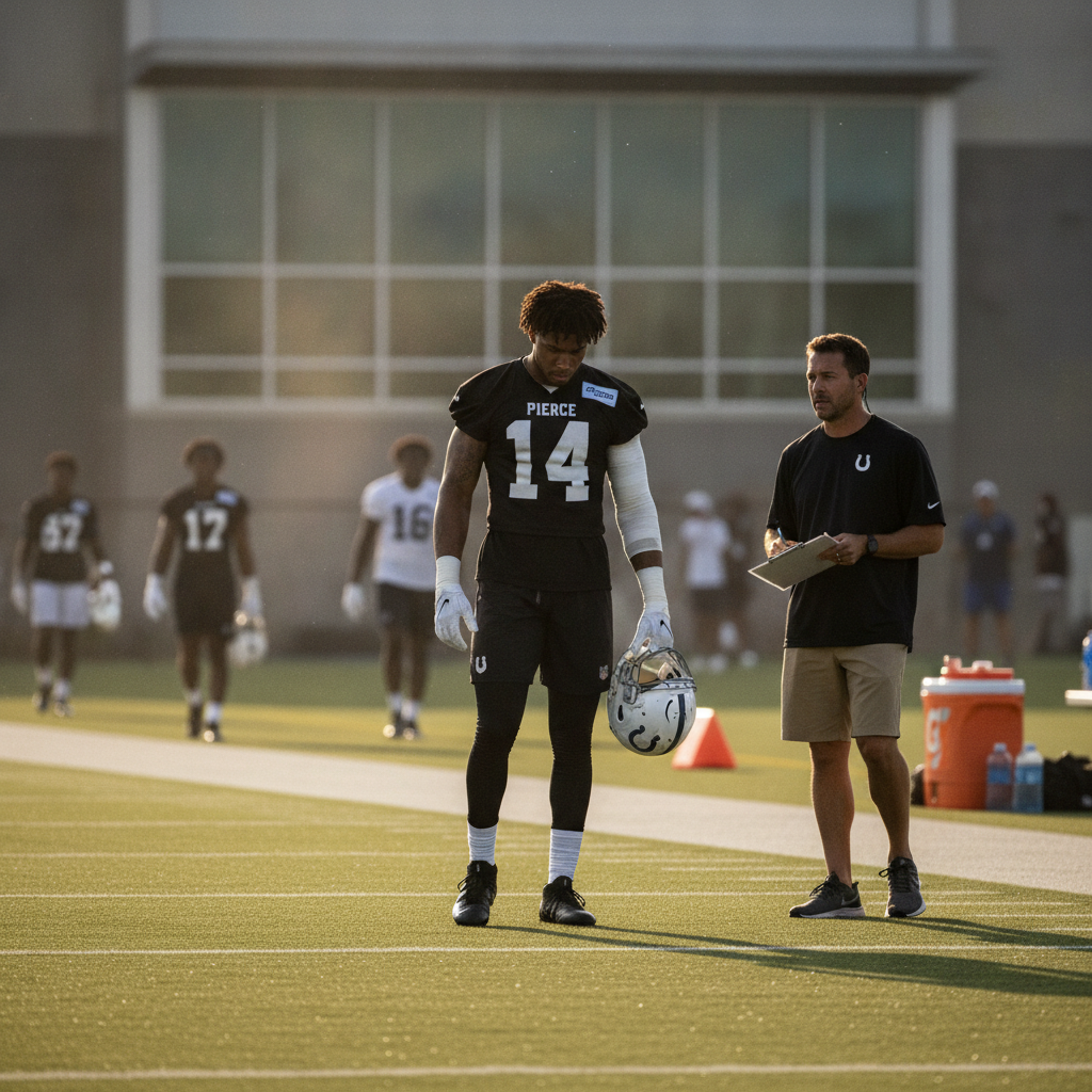 Editorial 16:9 news documentary photograph illustrating: The Biggest Questions About Jalen Hurts’s Health, and Where the Eagles Go From H