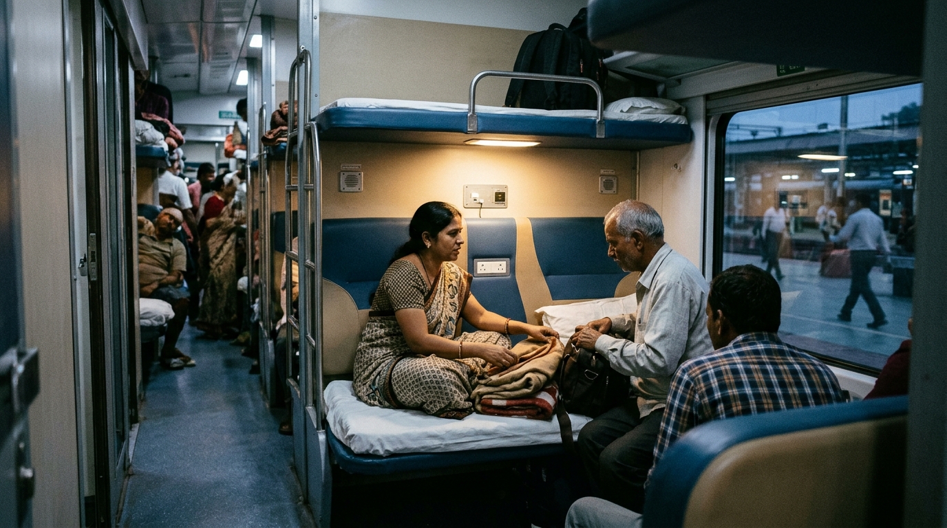 Authentic editorial documentary photograph: Vande Bharat Sleeper: కొత్త వందే భారత్ స్లీపర్ రైలు.. నవంబర్ 1న ప్రారంభమయ్యే అవకాశం.. టికెట్ ధరలు, స్టాపేజీలు ఇవే!
