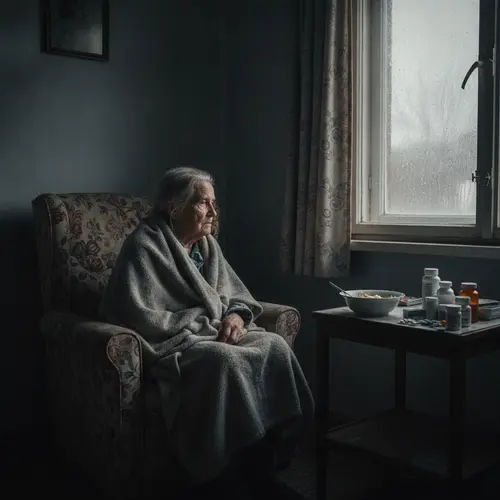 AI-generated editorial photograph: Loneliness and Isolation Could Cost You 6 Years of Healthy Life