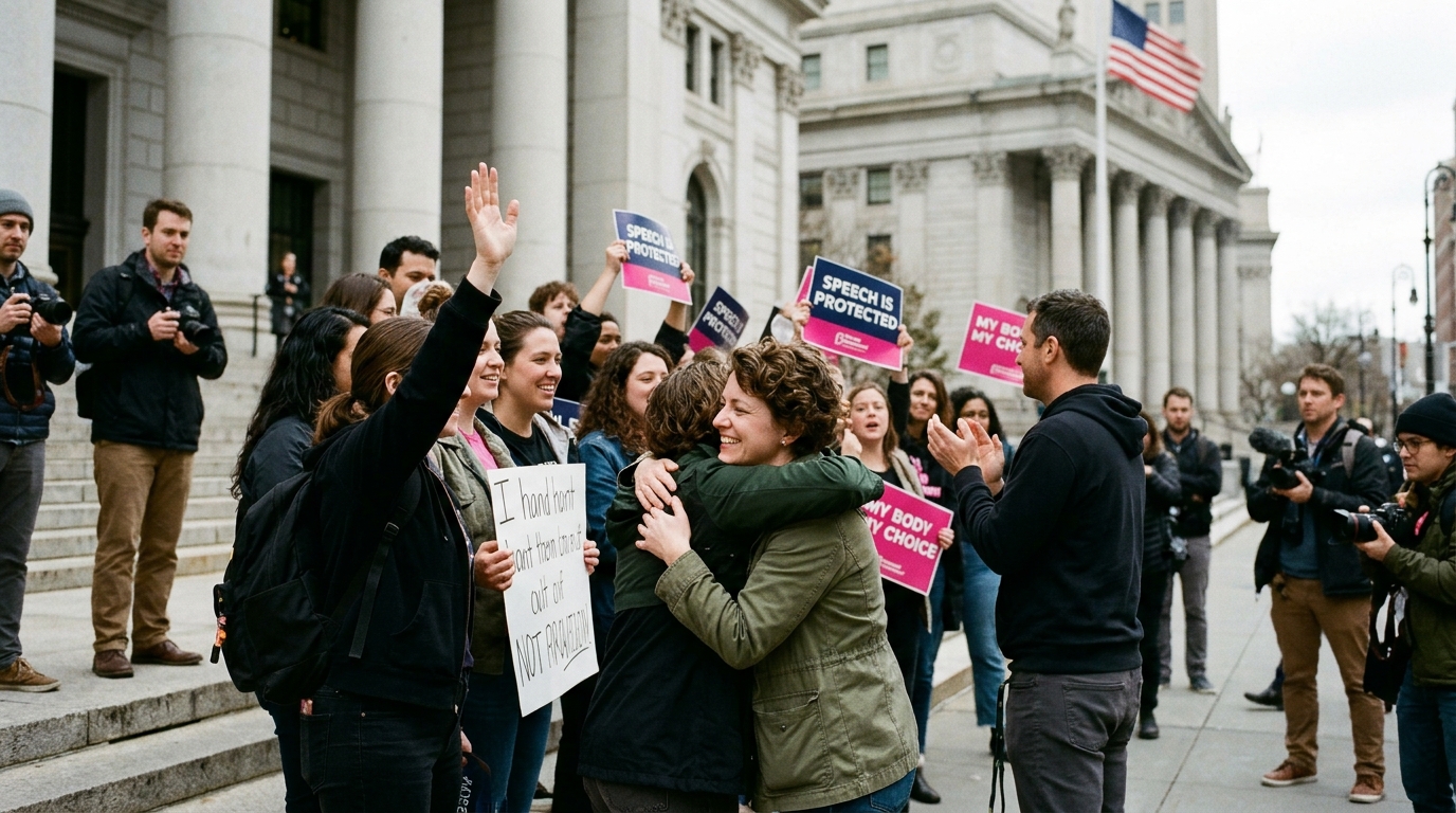 Authentic editorial documentary photograph: Federal court upholds ruling protecting Planned Parenthood’s abortion speech