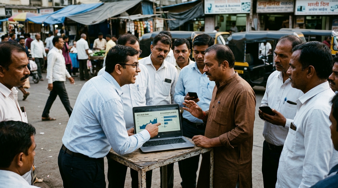 Authentic editorial documentary photograph: Jio IPO: ಮೆಟಾ-ಗೂಗಲ್ ಹೂಡಿಕೆಯಿಂದ AIವರೆಗೆ, ಮೌಲ್ಯ ಹೆಚ್ಚಿಸುವತ್ತ ಗಮನಹರಿಸಿ: ಲಿಸ್ಟಿಂಗ್ ಬಳಿಕ ಆಕಾಶ್ ಅಂಬಾನಿ ಪ್ಲಾನ್ ಏನು?