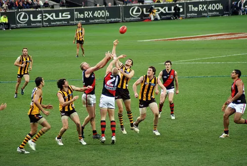 Football — verified 16:9 public domain landscape news photograph