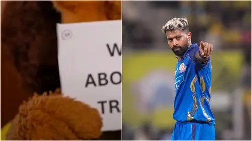 Authentic publisher wire photograph: IPL Trade Rumors Swirl as CSK Teaser Triggers Hardik Pandya Speculation