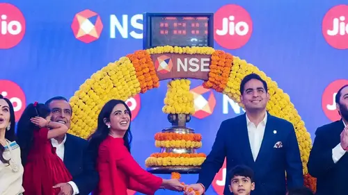 Authentic publisher wire photograph: Isha Ambani says Jio IPO marks a promise, renews Dhirubhai A