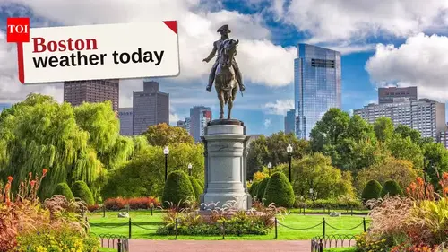 Authentic publisher wire photograph: Boston Braces for Crisp Autumn Chill Ahead of Brief Midweek Warmth