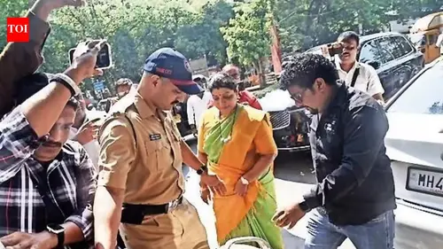 Authentic publisher wire photograph: Thane Murder Probe Deepens as SIT Questions Ex-Mayor for Over 7 Hours